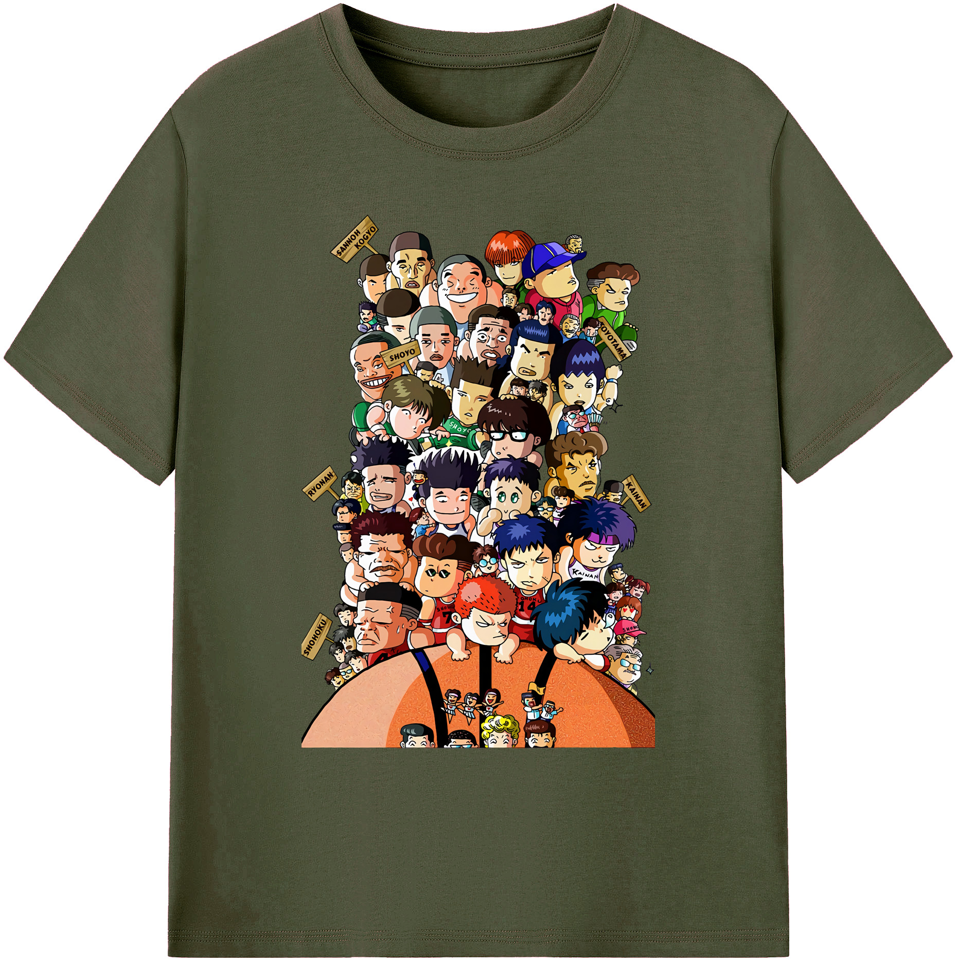 （画像用） SLAM DUNK／スラムダンク 綿100％ メンズ半袖Tシャツ｜肌触りやわらか＆通気性